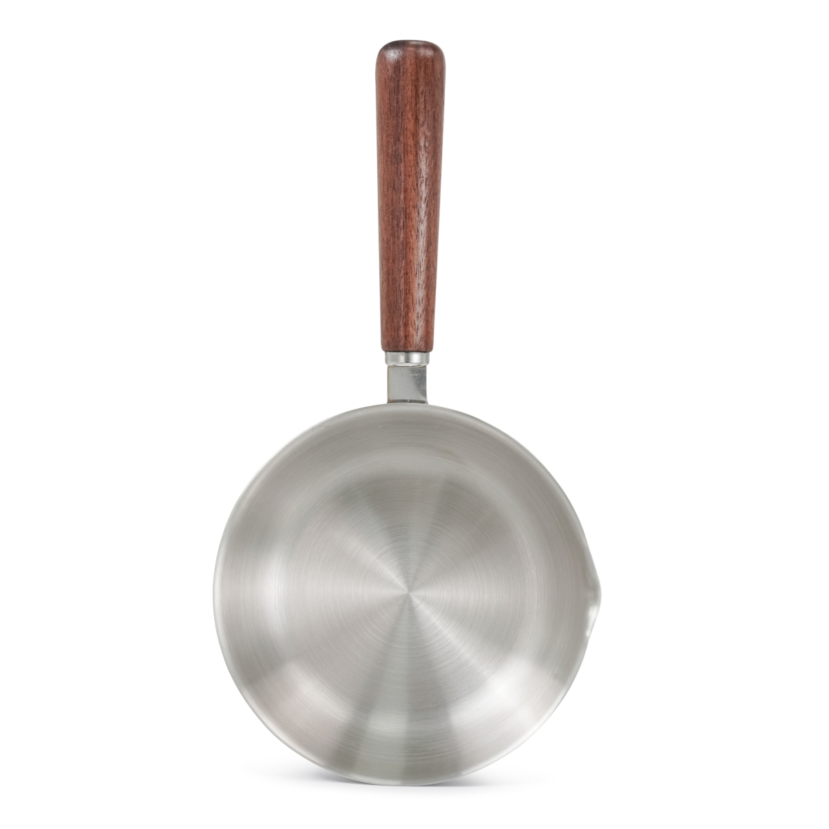 Chảo Inox 3 lớp đúc liền khối miệng rót Kalpen Rinmer 16cm kèm vung kính, bảo hành 5 năm