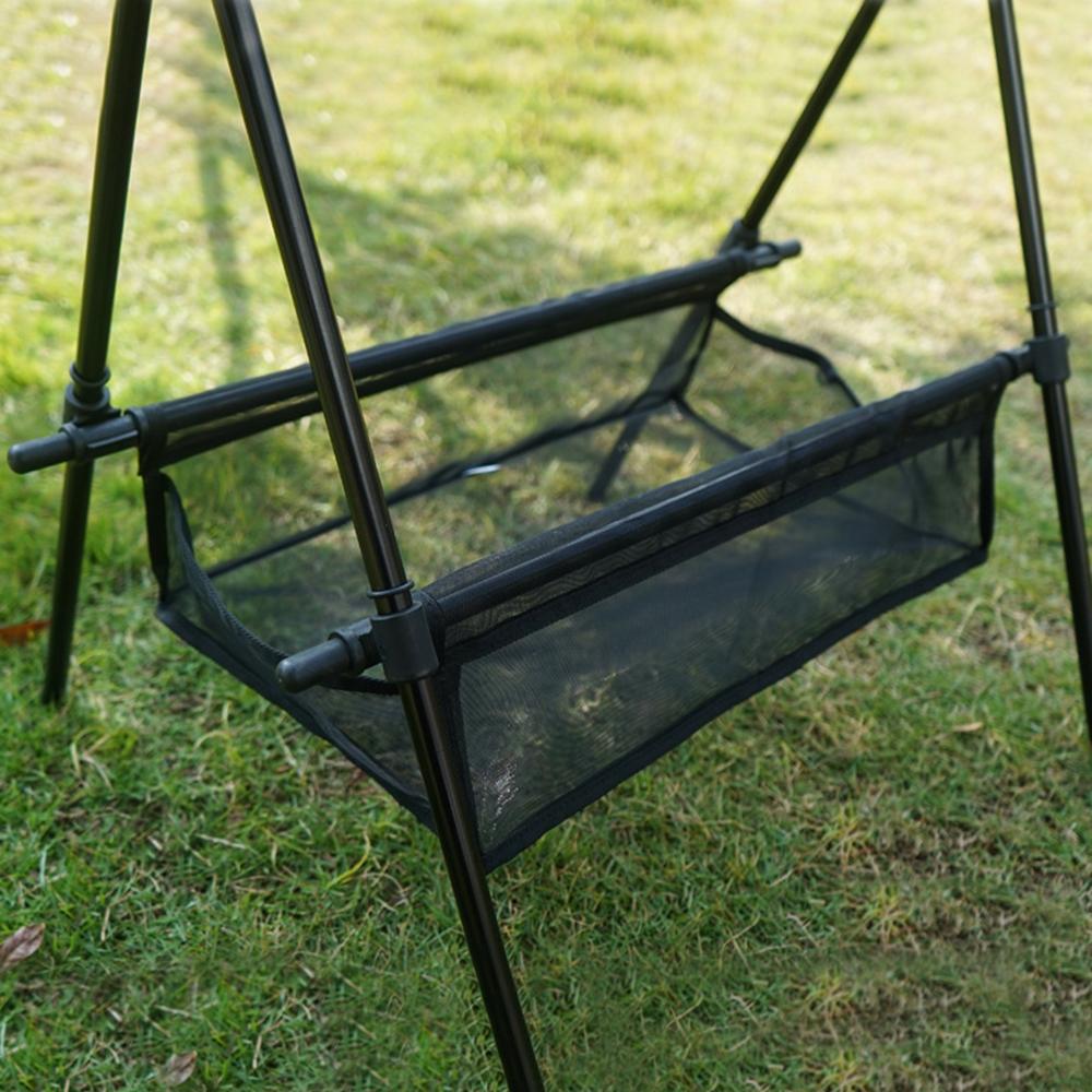 Giá đỡ bếp ngoài trời có móc treo và túi đựng tiện lợi