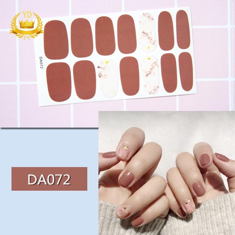 Set 14 miếng dán móng trang trí nghệ thuật