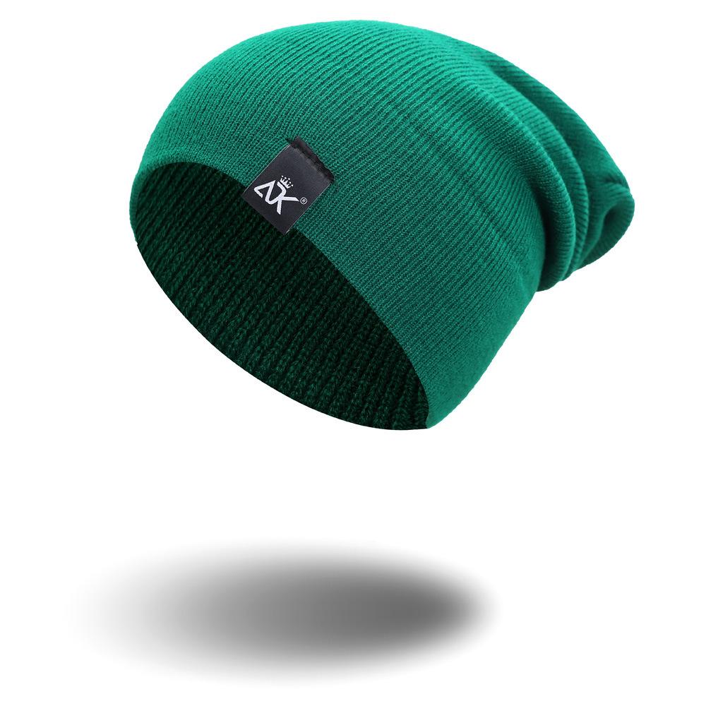Adk Nón Len Ấm Áp Bò Cho Nam Hip Hop Mùa Đông Nón Unisex Màu Bonnet Thường Ngày Skullies Beanies Mùa Thu mũ Lưỡi Trai Cho Người Lớn Color: Light blue