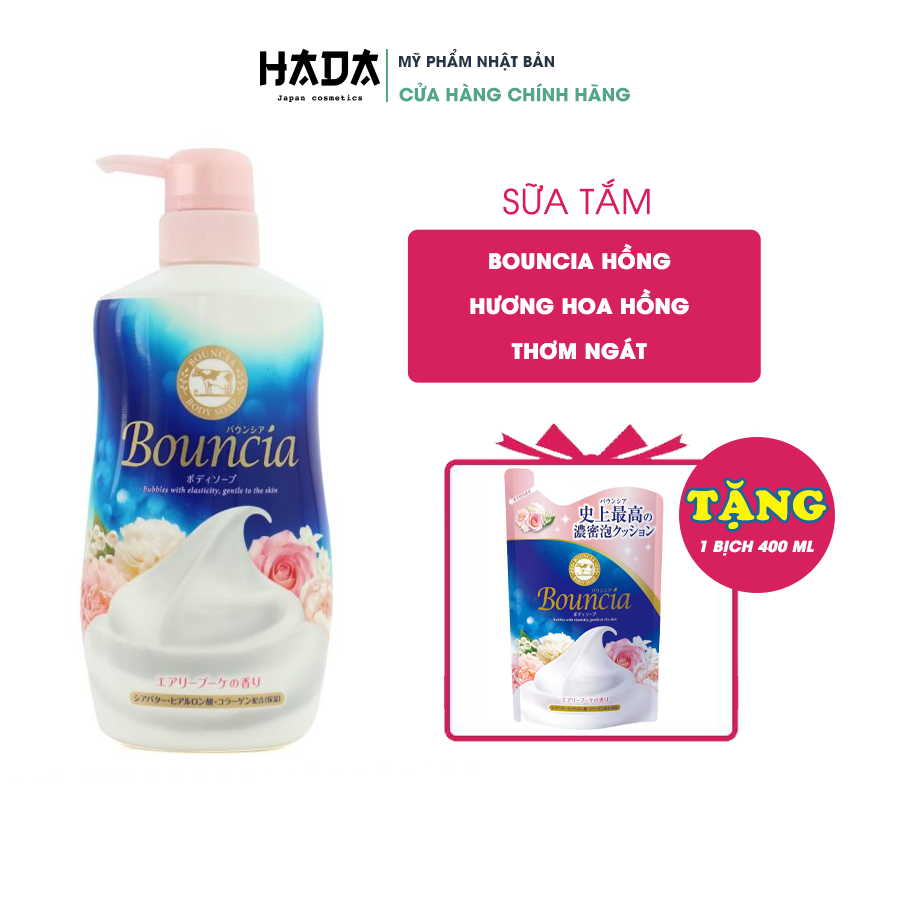 SỮA TẮM BOUNCIA CHIẾT XUẤT TỪ SỮA BÒ 500 ML