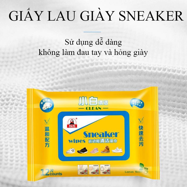 Khăn giấy ướt lau giày cao cấp sneaker - gói 30 khăn