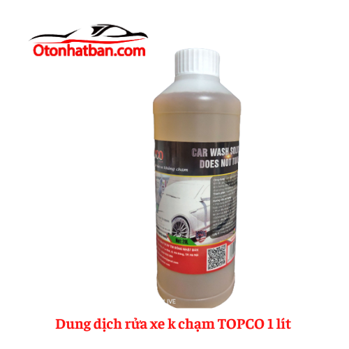 DUNG DỊCH RỬA XE KHÔNG CHẠM TOPCO 1L