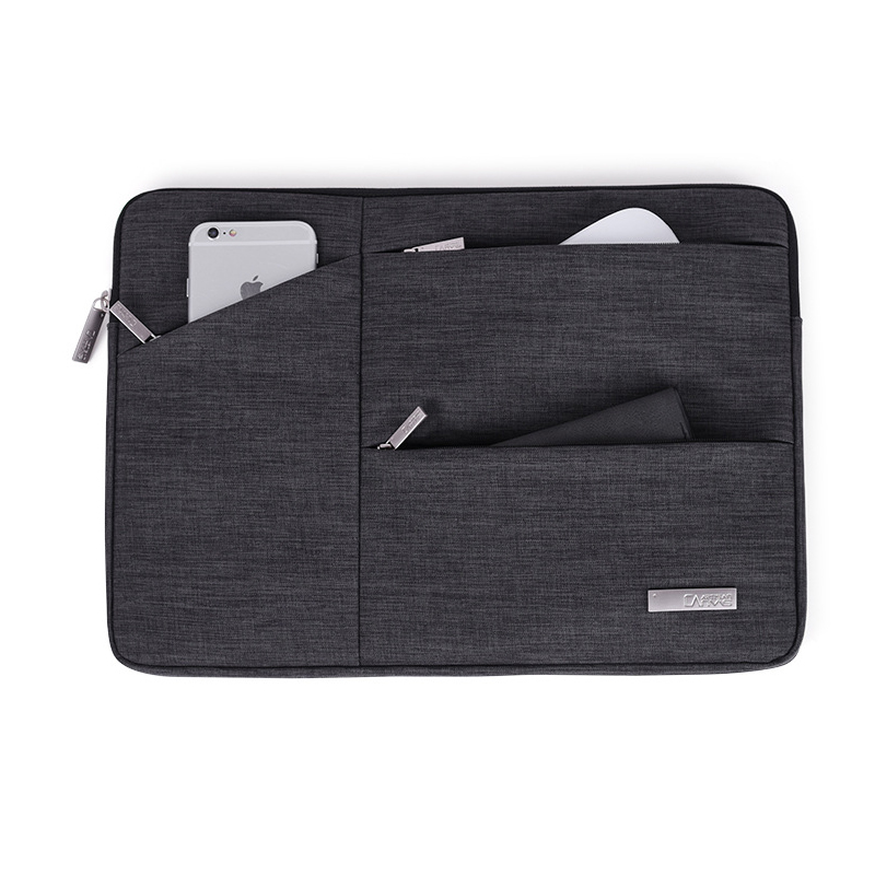 Túi chống sốc có quai xách tiện lợi, túi chống sốc 13 inch, 14 inch dành cho laptop, macbook, có ngăn ngoài đựng phụ kiện