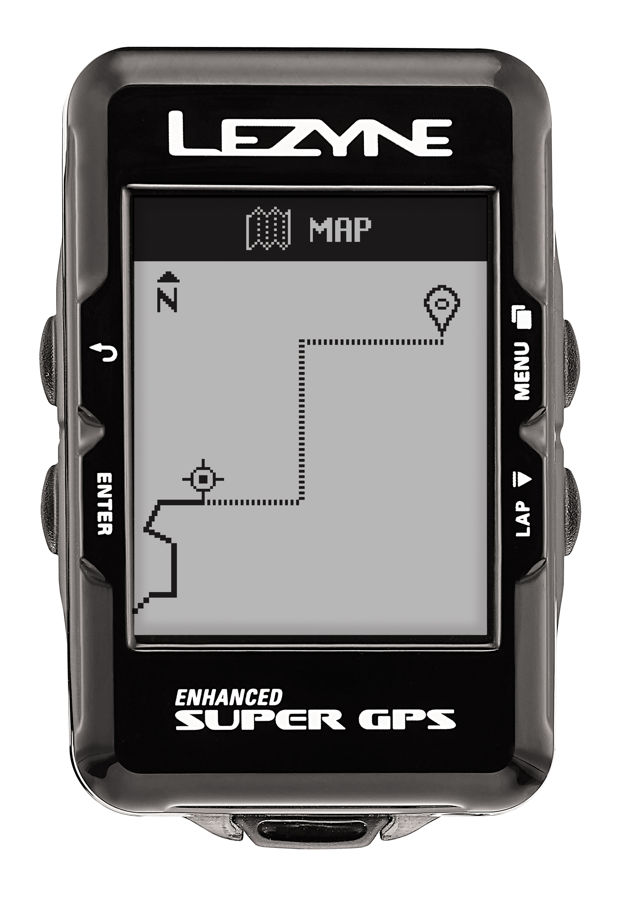Đồng Hồ Đo Tốc Độ Lezyne Super GPS (Đen)