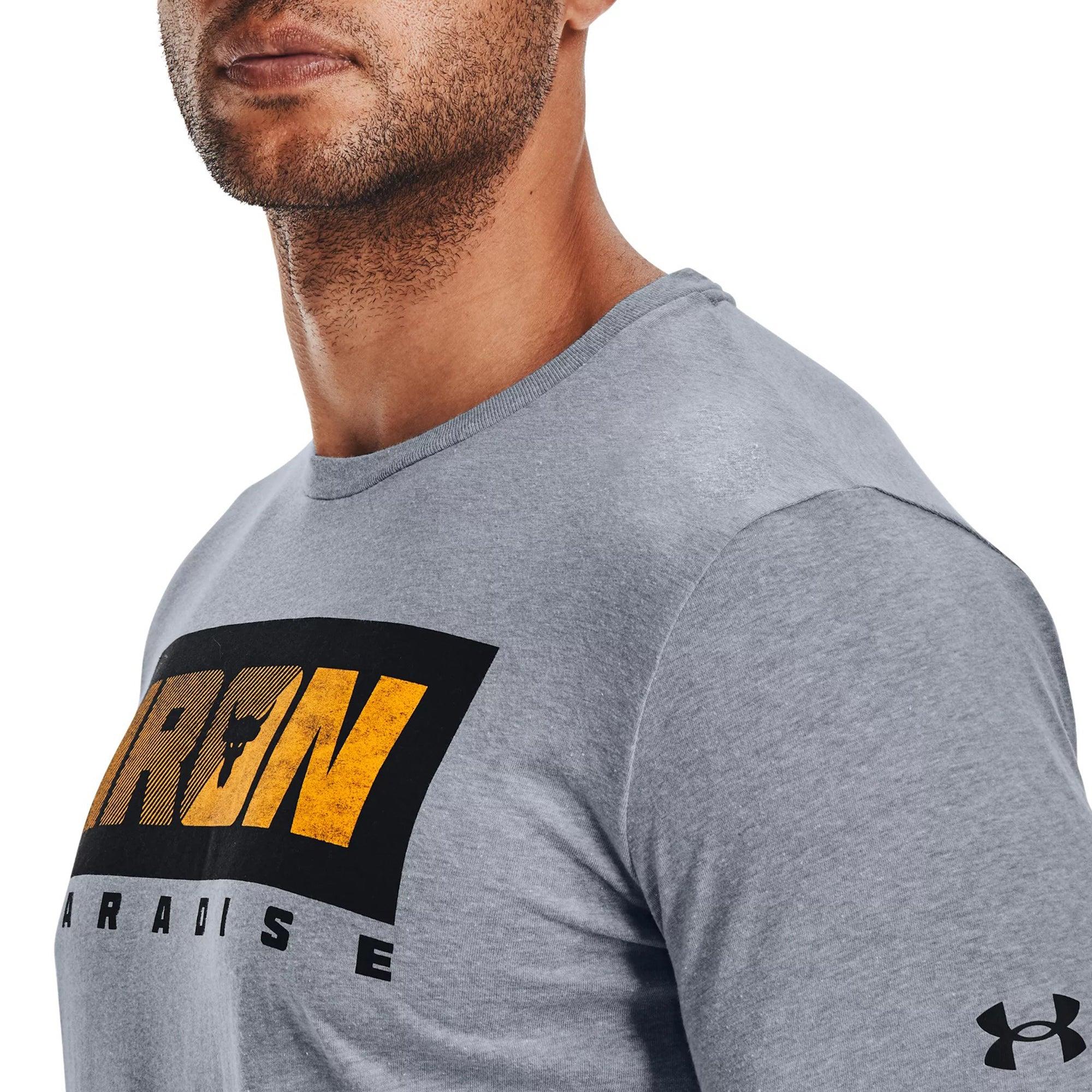 Áo thun tay ngắn thể thao nam Under Armour Project Rock Iron Paradise - 1367116