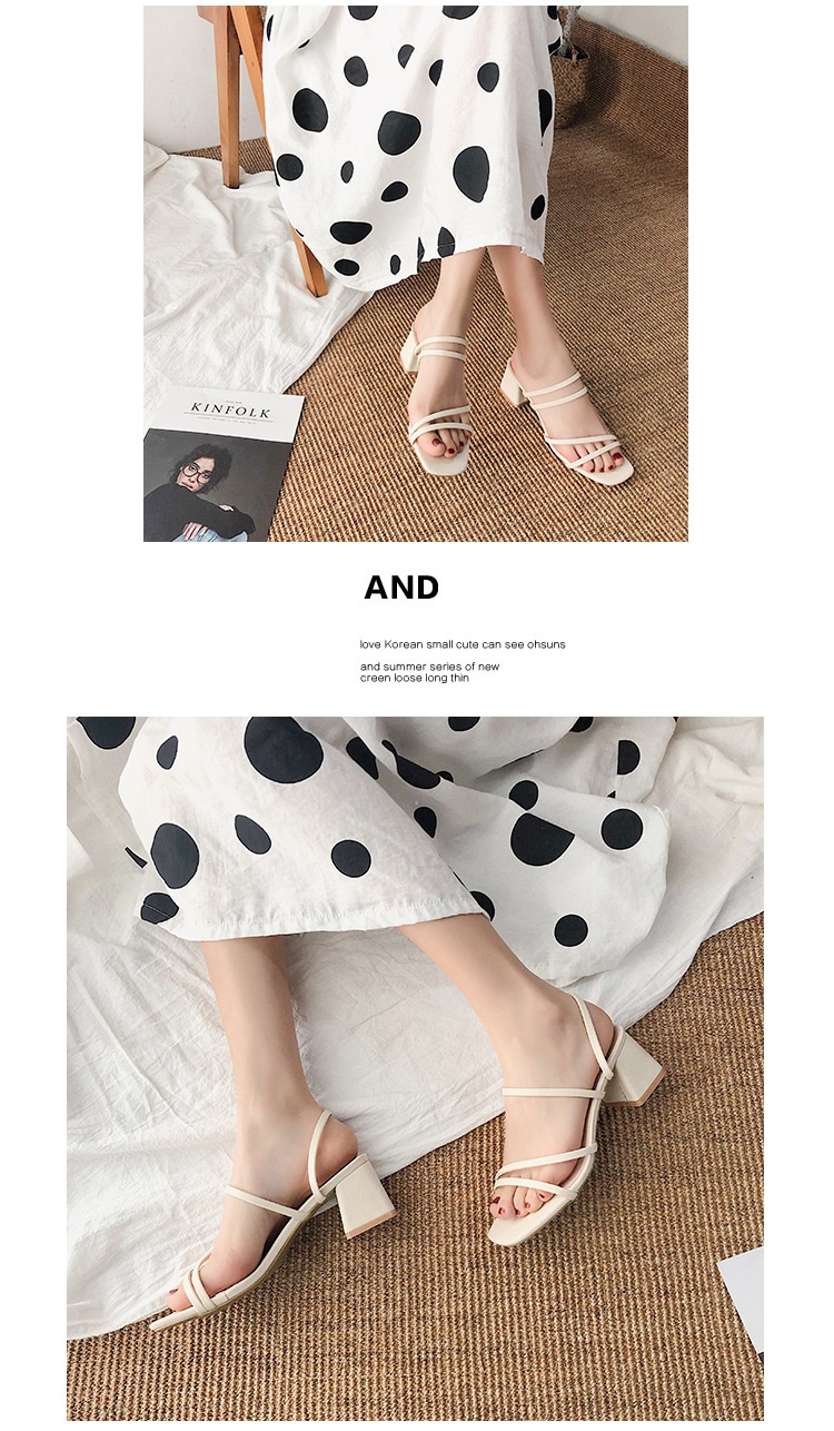 Sandal Nữ Cao Gót Trơn, Quai Mảnh Trẻ Trung, Lịch Sự Phù Hợp Với Học Sinh, Sinh Viên, Người Đi Làm A12