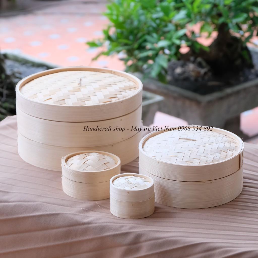 Xửng Hấp Tre - 1 Tầng - Hấp Bánh Bao - Há Cảo - Xôi Nếp - HANDICRAFT SHOP