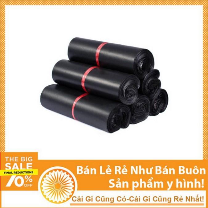 100 Chiếc Túi Đóng Hàng Niêm Phong Tự Dính Màu Đen size 17x30cm Đóng Gói Phụ Kiện, Bộ Đồ Nhỏ