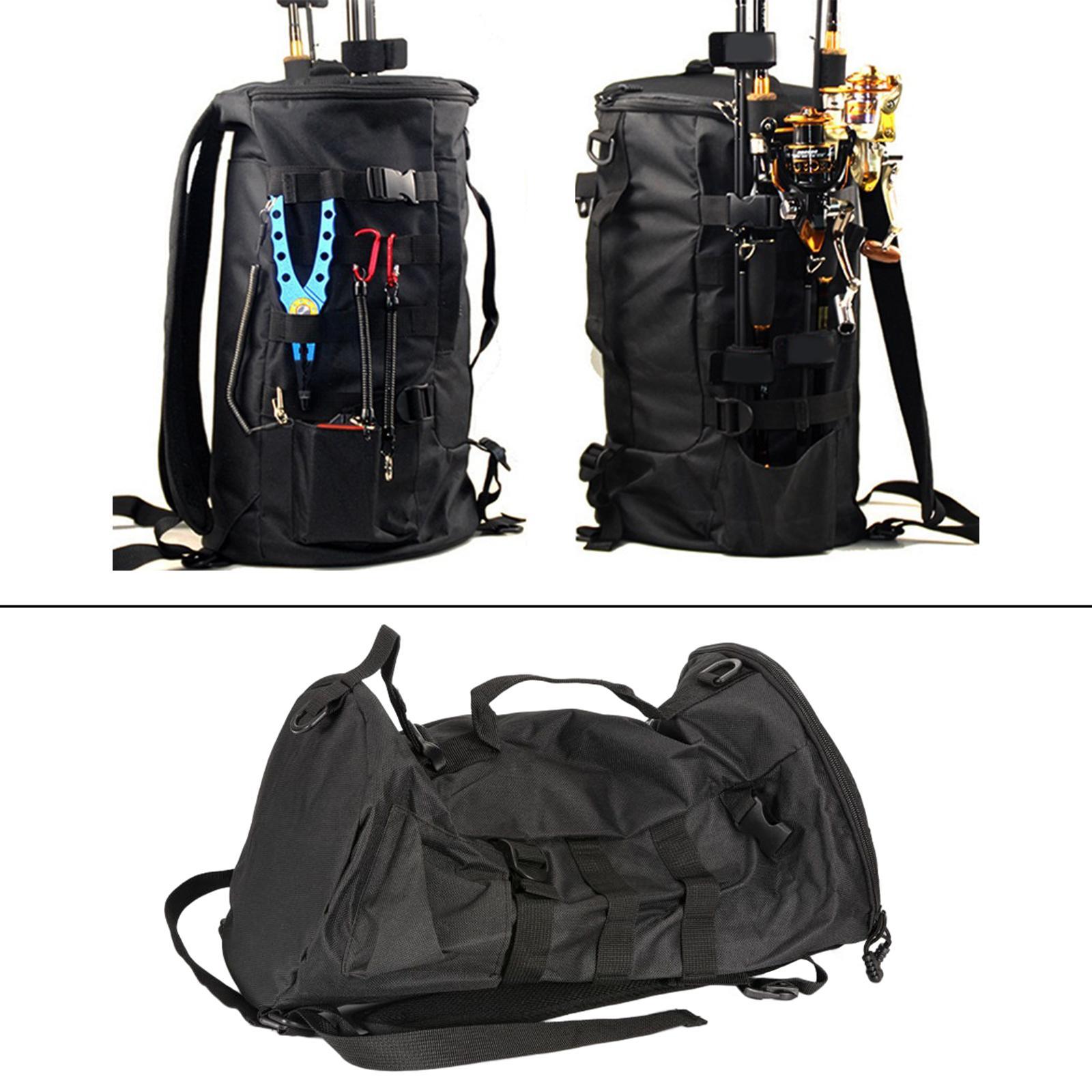 Fishing Tackle Bag Storage Bag Attachments Multipurpose Fishing Backpack for Outdoor Fishing