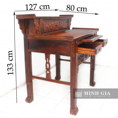 Bàn thờ gia tiên 2 tầng gỗ muồng , Bàn Thờ Phật, bàn cúng gỗ