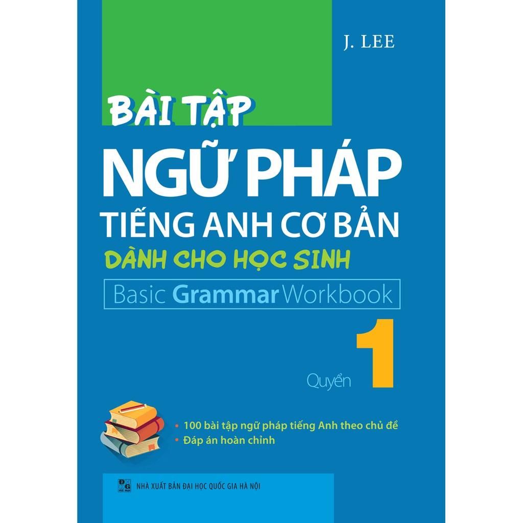 Combo Bài Tập Ngữ Pháp Tiếng Anh Cơ Bản Dành Cho Học Sinh - Trọn Bộ - Bản Quyền