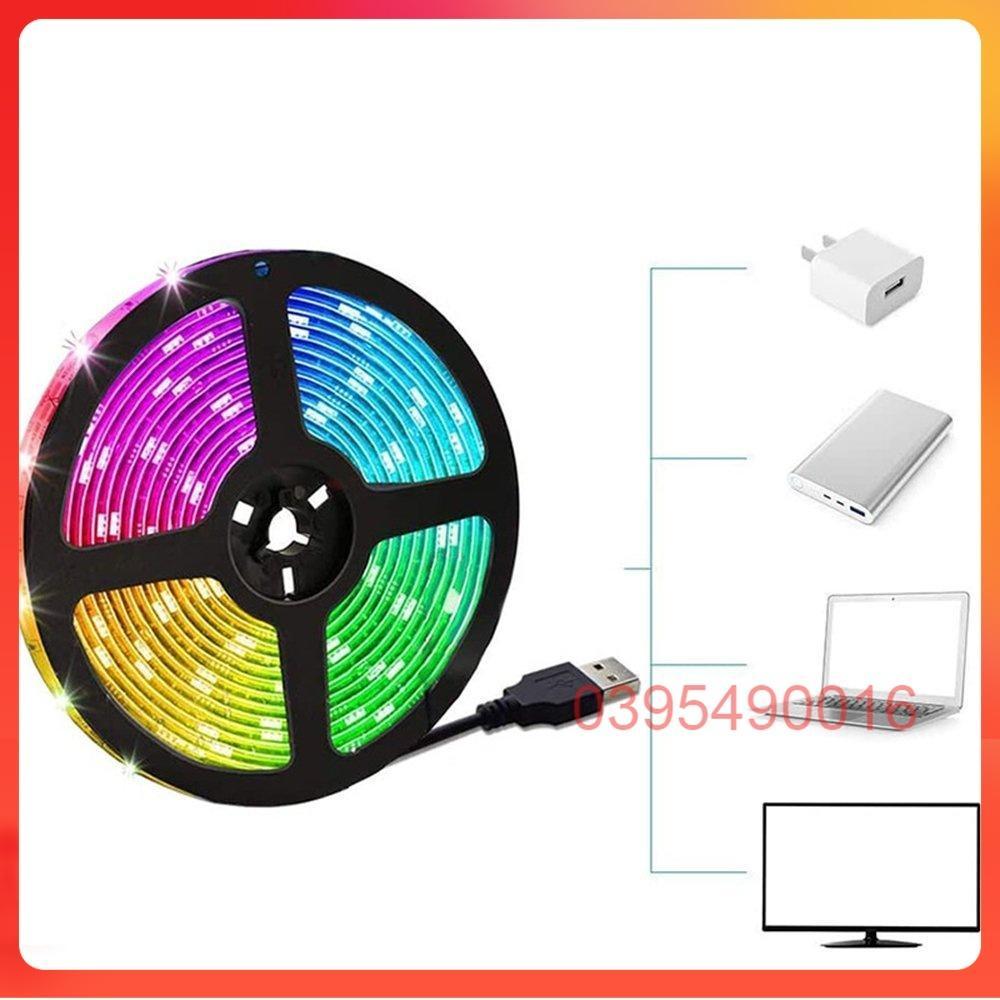 Cuộn Đèn led Tiktok 5m RGB 16 triệu màu điều khiển bằng điện thoại, nháy theo nhạc