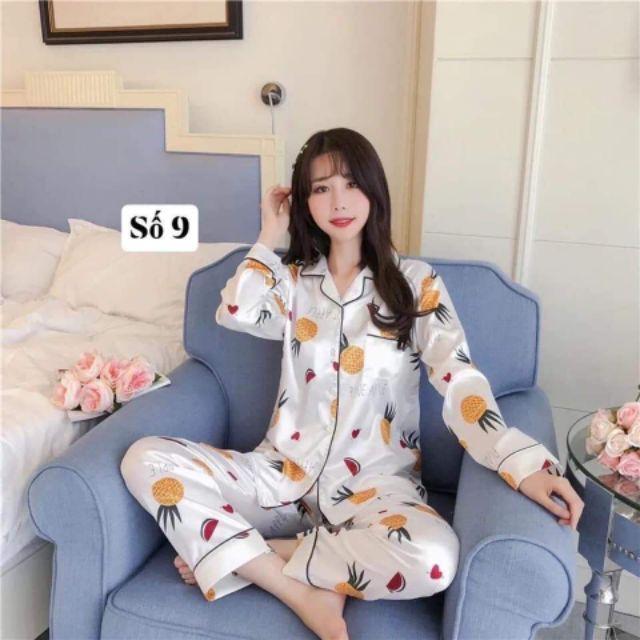 Mẫu pyjama lụa siêu đẹp (video ảnh thật