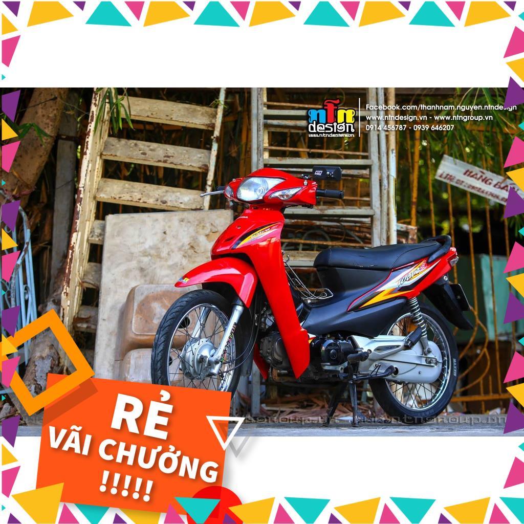 Tem Rời Wave 100 Mẫu Chữ S Đỏ Đen Vàng