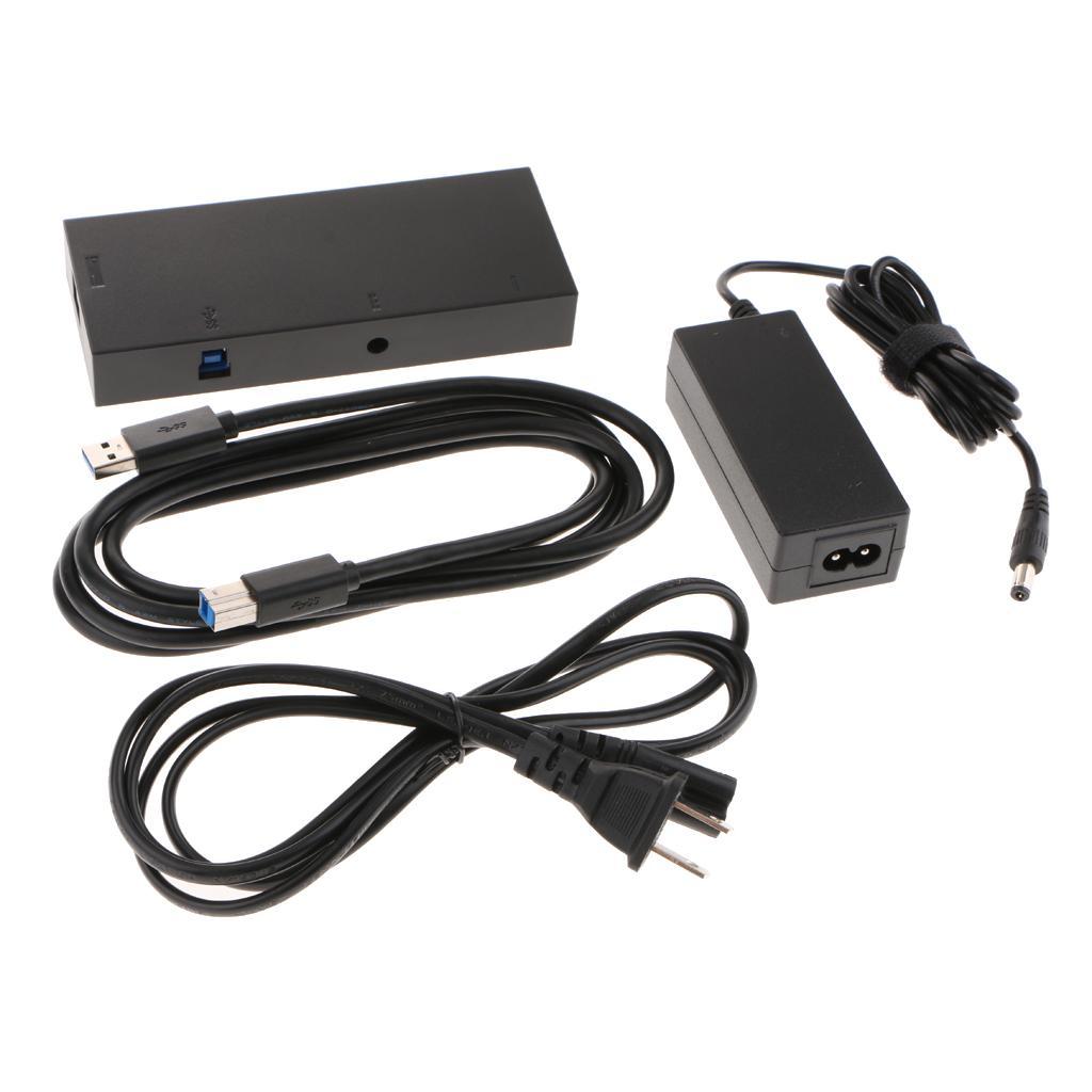 For Microsoft Xbox One S/X Kinect USB Adapter with Hub Cable Power Adapter