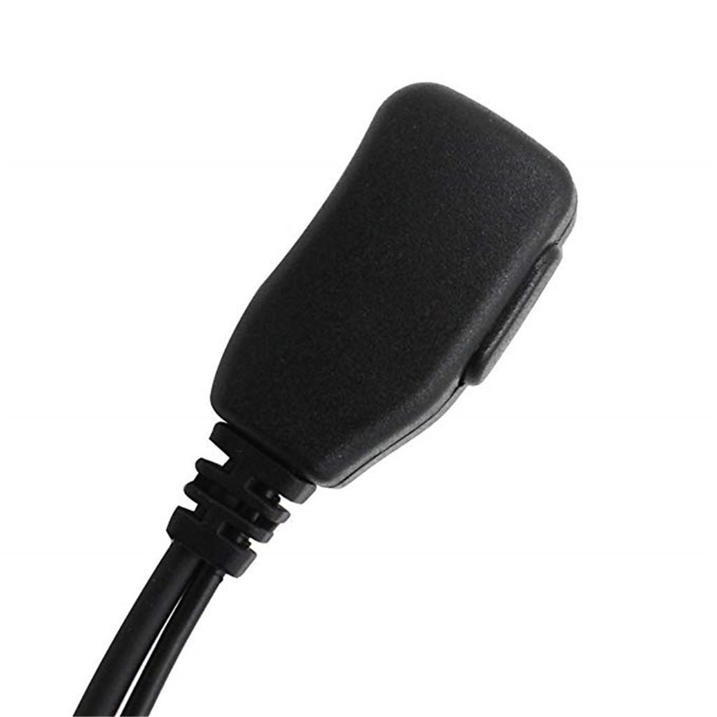 5pcs 2-PIN PTT Mic Covert Acoustic Tube Earpiece Headset For Two Way Radio