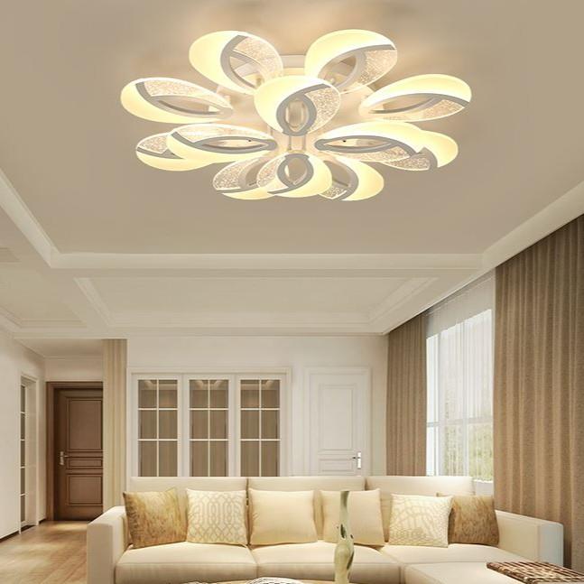 Đèn trần FATAP phong cách hiện đại, sang trọng với 3 chế độ ánh sáng - kèm điều khiển từ xa - .