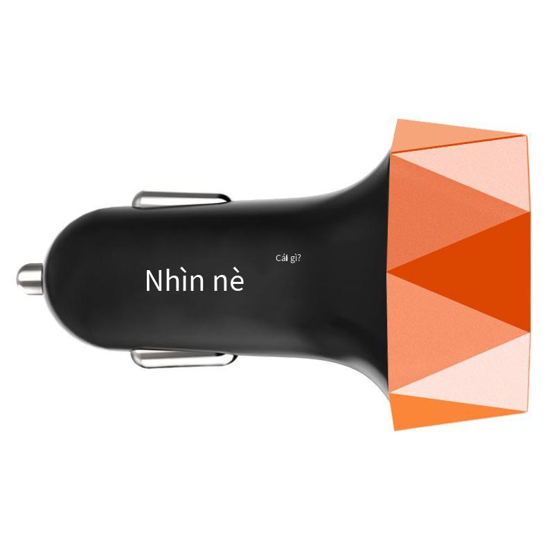 Giao hàng nhanh cho ô tô USB 2 cổng sạc ô tô màn hình hiển thị kỹ thuật số gương điện áp thấp báo động thông minh điện thoại di động sạc ô tô 5V3.1A sạc nhanh