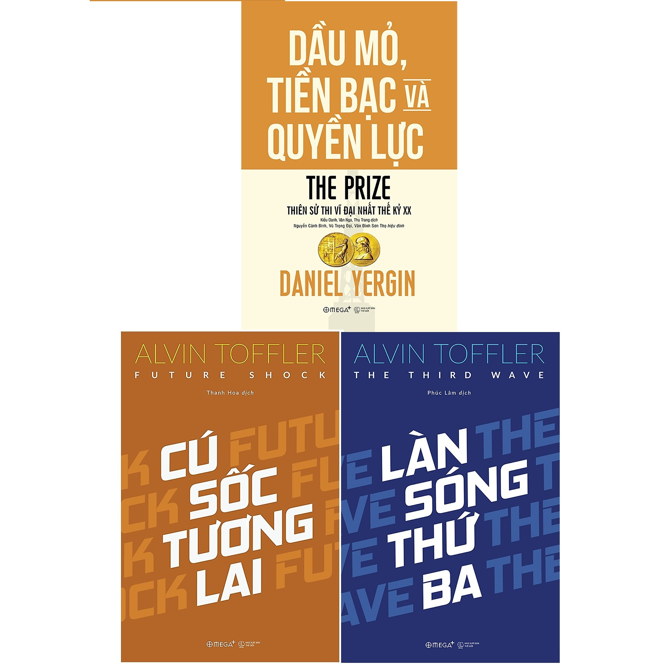 Combo 3 cuốn: Dầu Mỏ, Tiền Bạc Và Quyền Lực + Làn Sóng Thứ Ba + Cú Sốc Tương Lai
