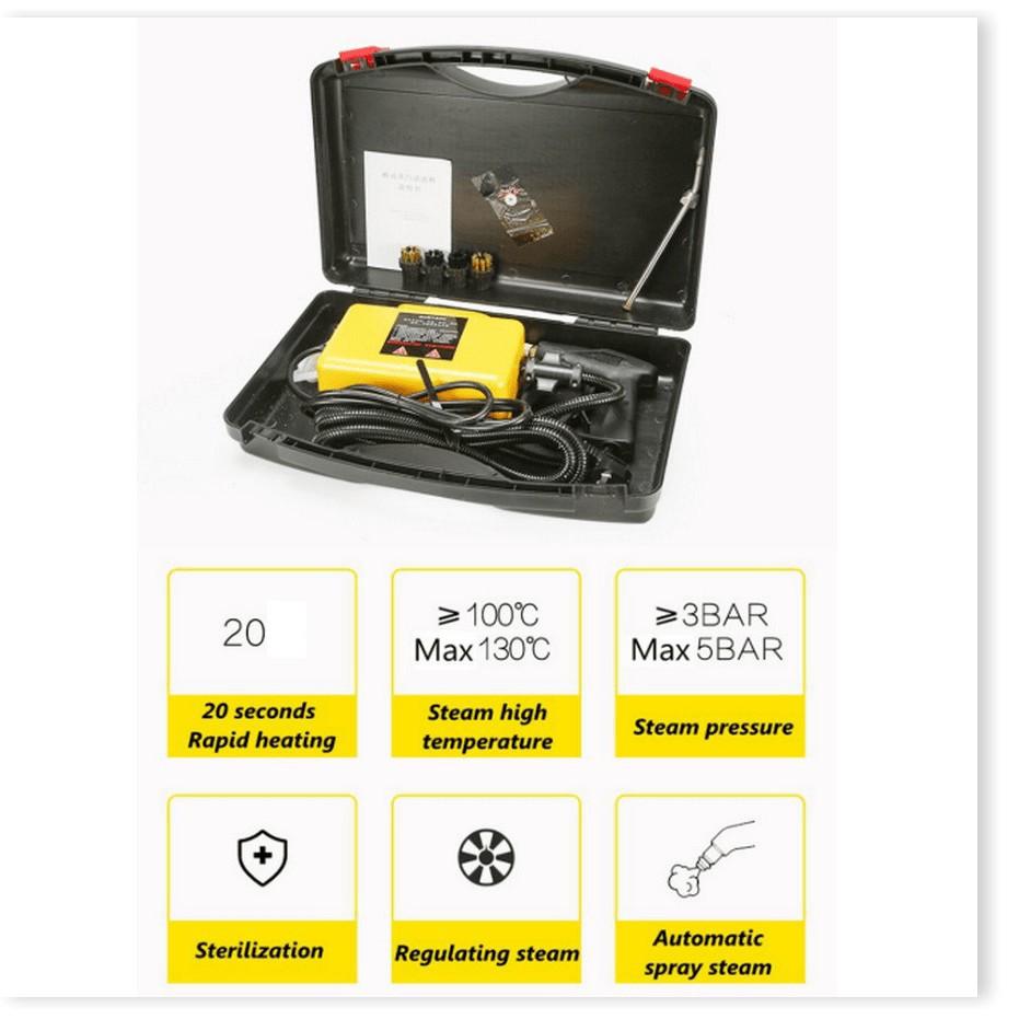 Máy Phun Xịt Rửa Hơi Nước Nóng 220V 2600W