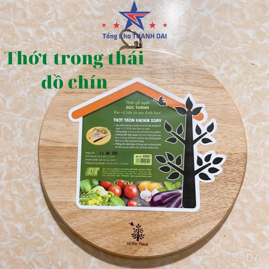 Thớt gỗ kháng khuẩn cường lực cao cấp Đức Thành - Thớt gỗ nghiến décor trang trí đẹp