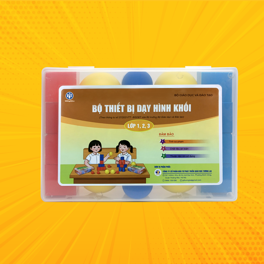 Bộ Thiết Bị Dạy Học Hình Khối Lớp 1,2,3