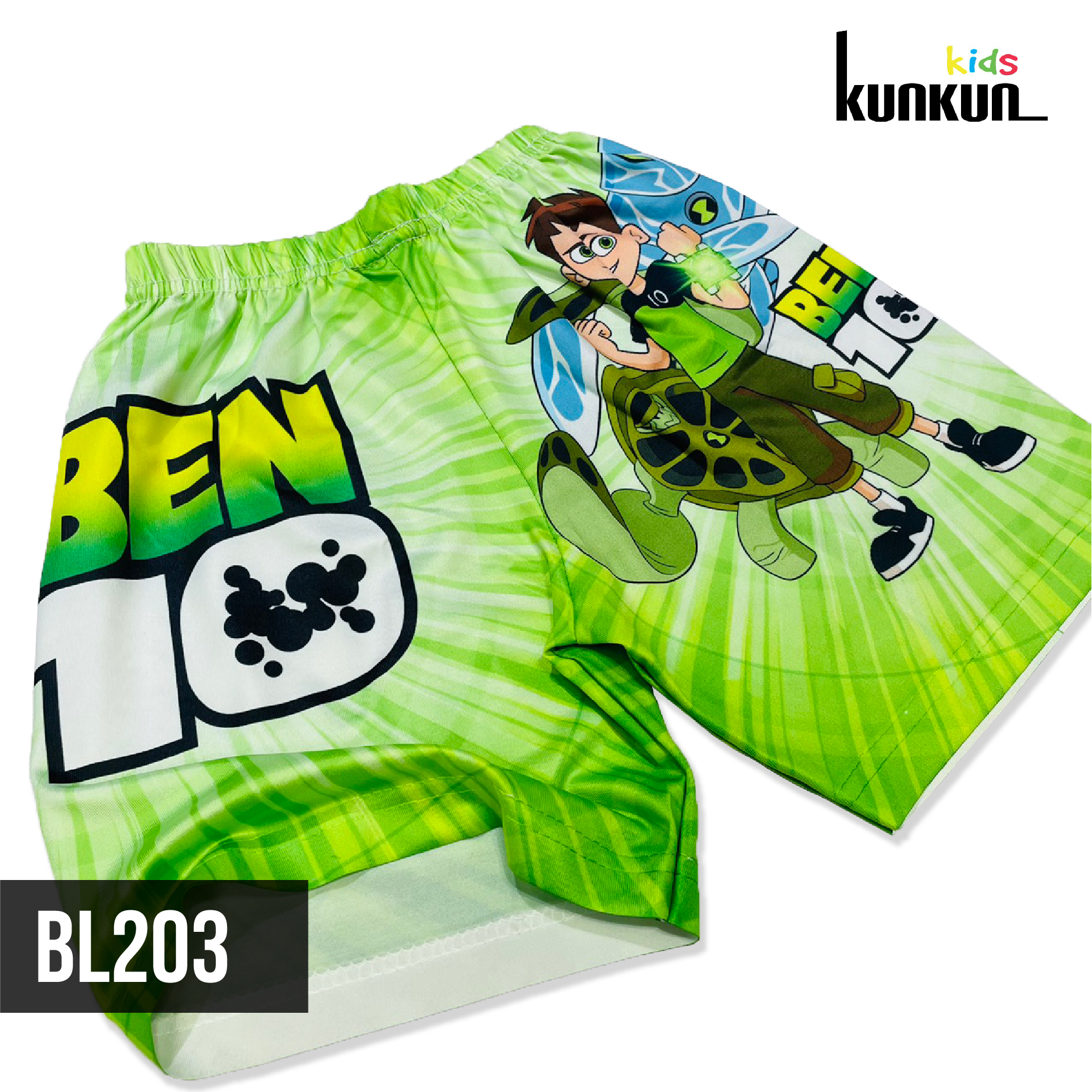 Đồ Bộ Thun Ba Lỗ In 3D cho bé trai hình ben 10