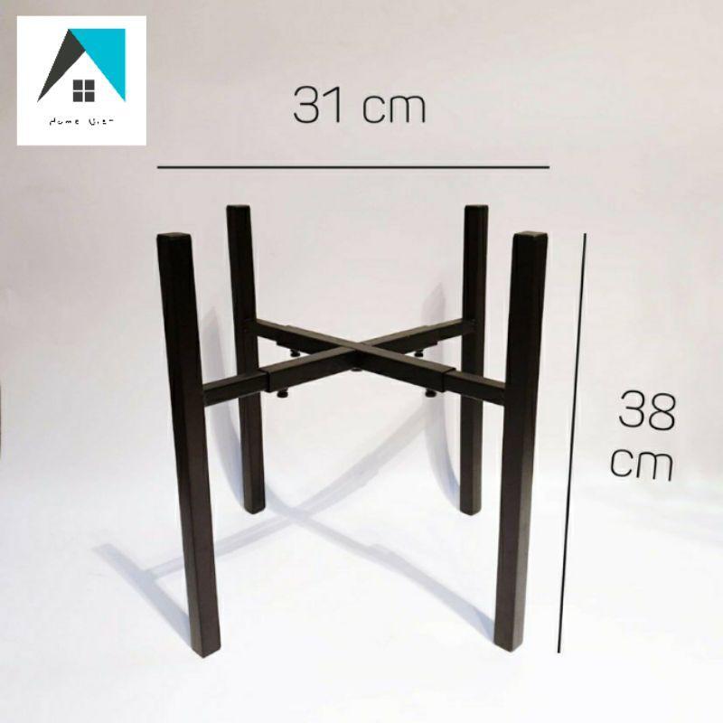 Chân giá đỡ, đôn chậu cây bằng sắt, điều chỉnh mở rộng 20cm - 30cm