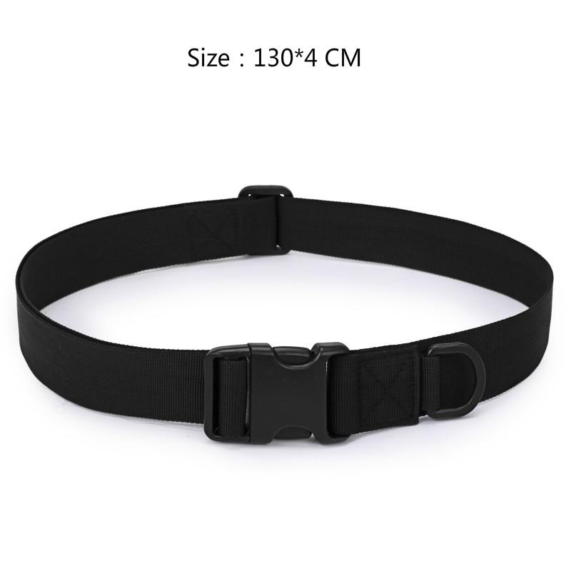 Chiến Thuật Mới Thắt Lưng Quân Sự Nylon Khóa Tự Động Đai Điều Chỉnh Quân Đội Ngoài Trời Làm Nhiệm Vụ Săn Huấn Luyện Thắt Lưng Hỗ Trợ Thắt Lưng 125CM Color: As shown