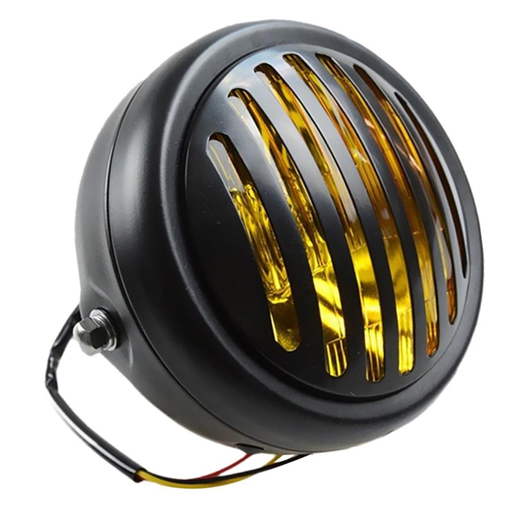 For CG125 GN125 Retro Motorcycle Headlight Head / Grill Cover Clear