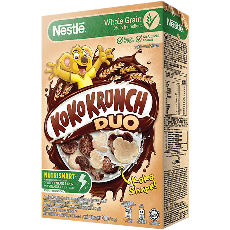Ngũ cốc ăn sáng Koko Krunch Duo (Hộp 330g) [Tặng lốc 5 tập Vĩnh Tiến]