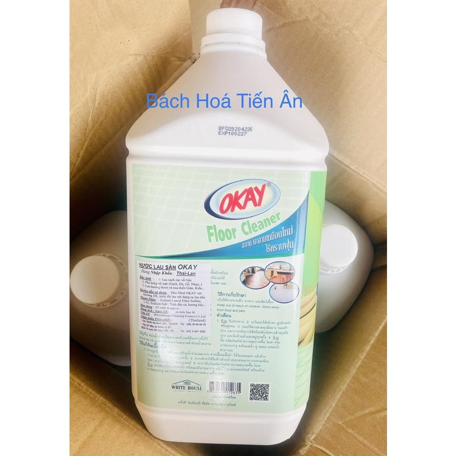 Lau sàn OKAY 3800ml nhập khẩu Thái Lan - lưu hương thơm và xua đuổi côn trùng