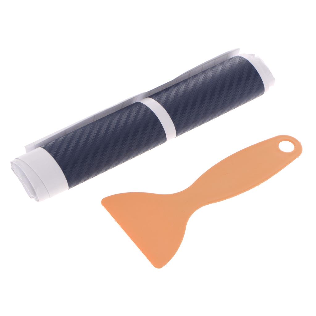4Pcs 3D Carbon Fiber Car Door Pedal Plate Sticker Sill Scuff Cover