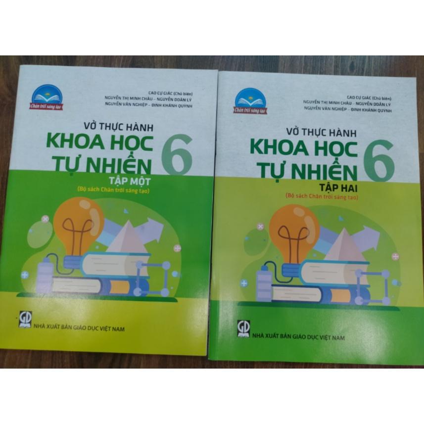 Sách - Combo Vở thực hành Khoa học tự nhiên 6 - Tập 1 + 2 (Chân trời)