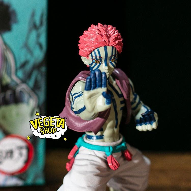 Mô hình Kimetsu No Yaiba - Thanh gươm diệt quỷ - Akaza - Thượng huyền tam Akaza - Vibration Stars - Cao 16cm - Fullbox