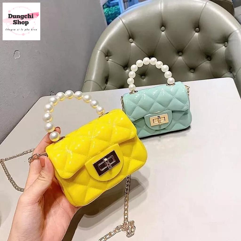 Túi đeo chéo mini quai ngọc TDC11