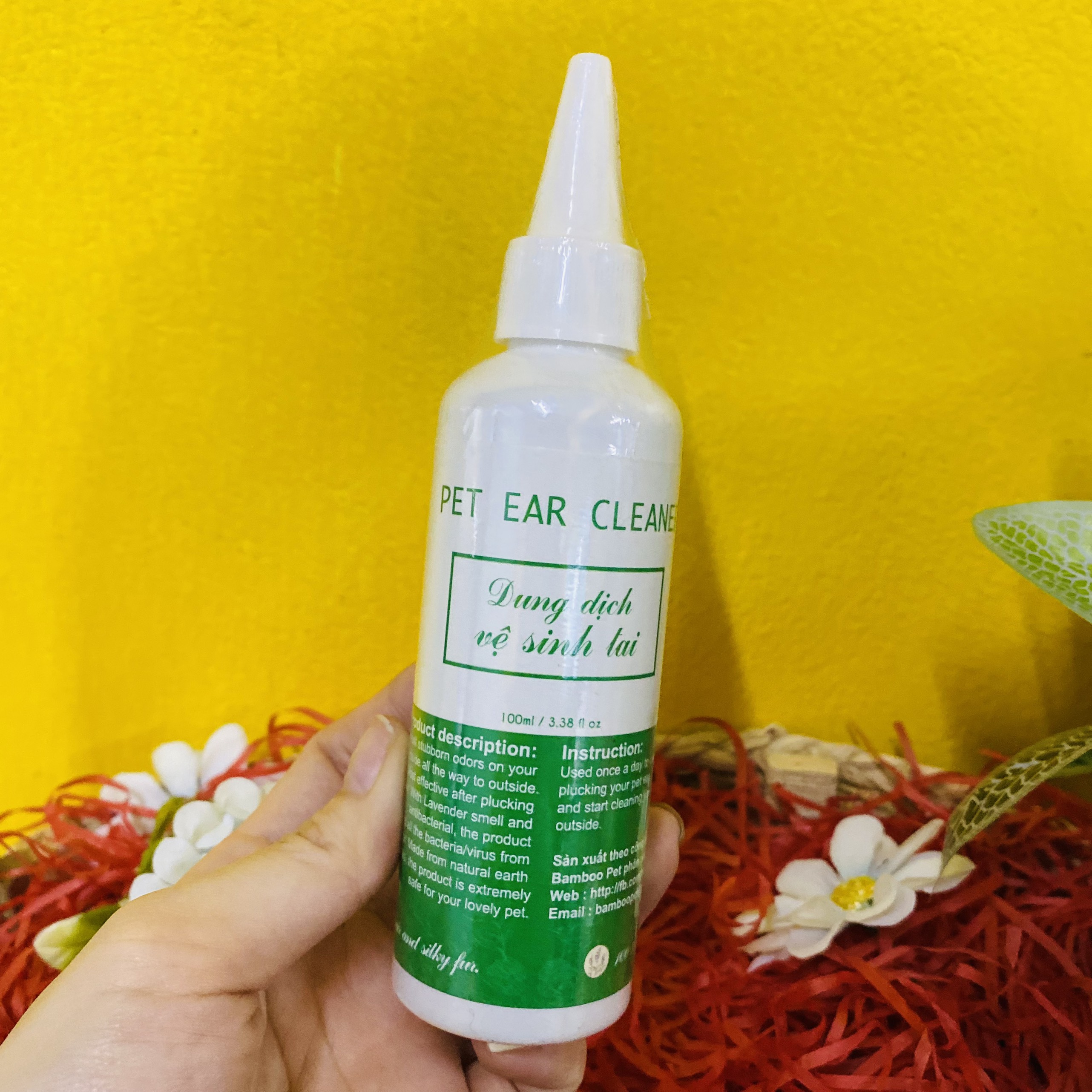 Dung dịch vệ sinh tai thú cưng Pet Ear Cleaner 100ml - Pet Tài Thủy Phát -T063