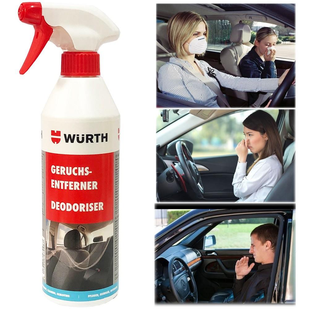 Khử mùi nội thất ô tô Wurth Deodoriser 500ml