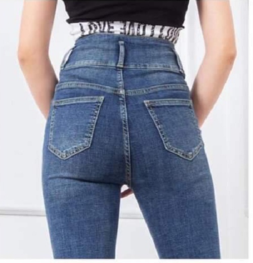 Quần Jeans Nữ Mix Túi Nhỏ Thời Trang