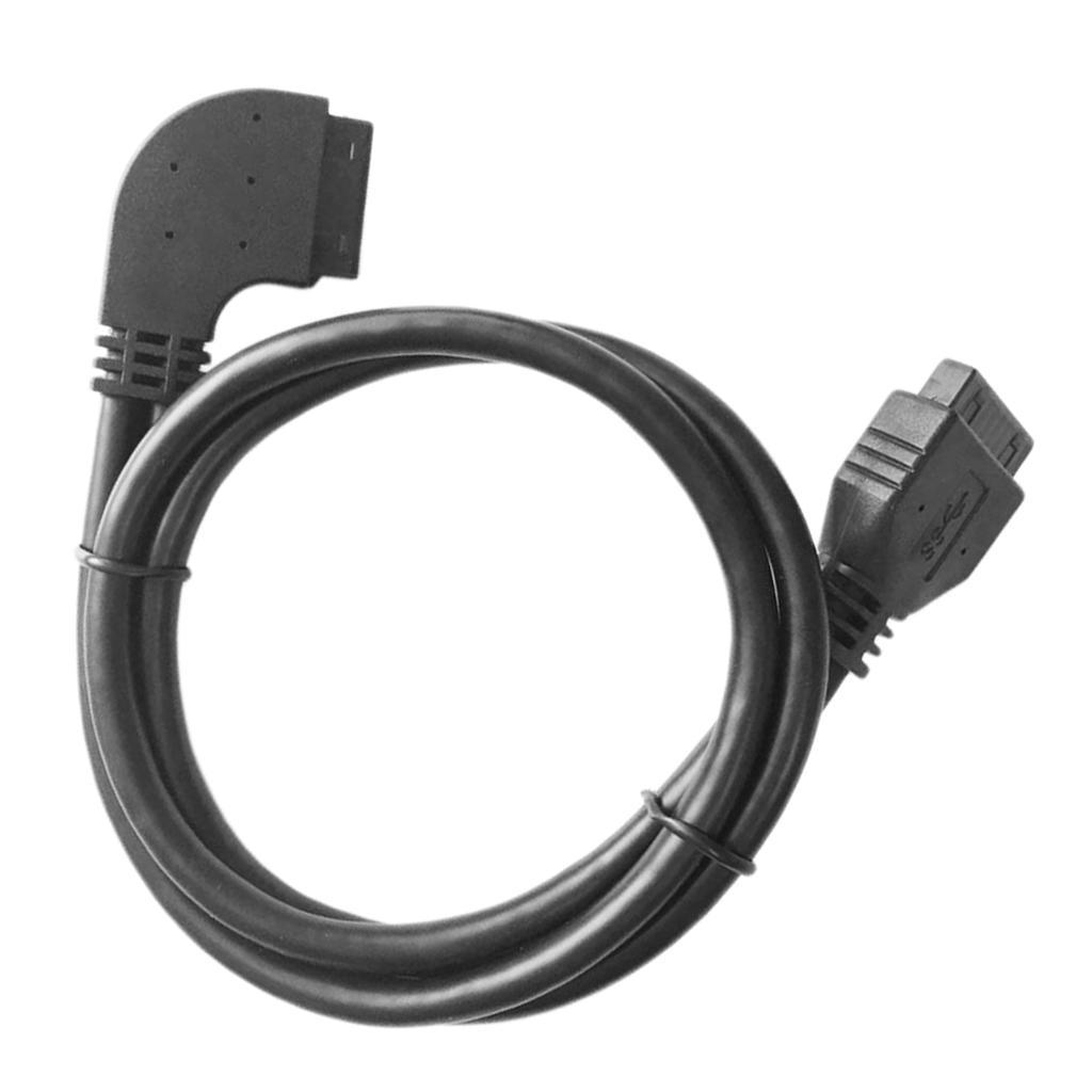 20 pin Mainboard Elbow Extension Cable USB 3.0 Power Cord