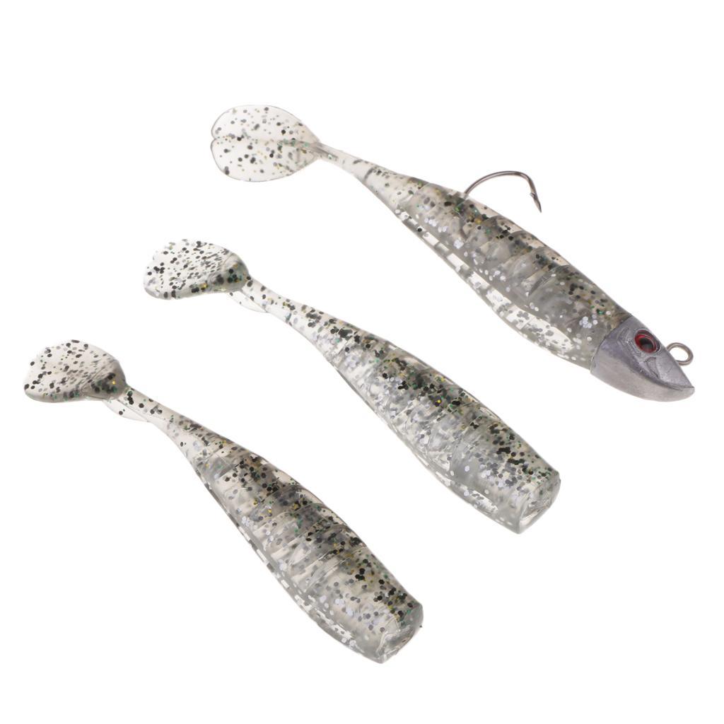 Ultra Shad with Jig Head Paddle Tail Soft Body Swimbait Fishing Lure Bait