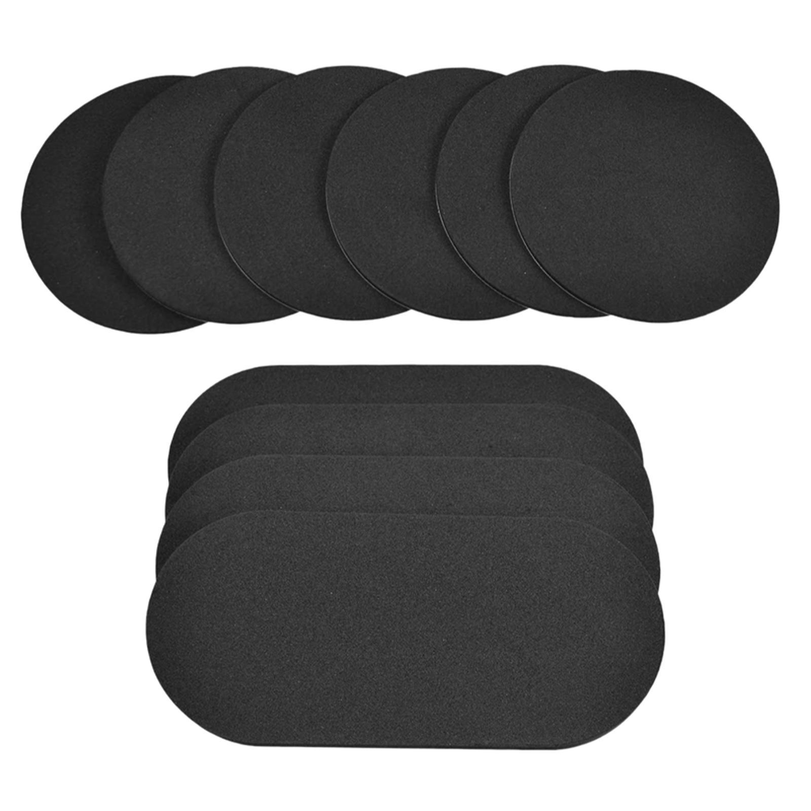 10 Pieces Bass Drum Patch Drumheads Protector Practice Drum Pads for Drum