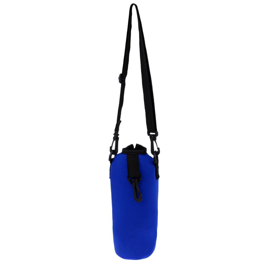 6pcs 750ml Water Bottle Holder Insulated Water Bottle Cover Carrier Bag Pouch with Adjustable Straps for Outdoor Camping Climbing