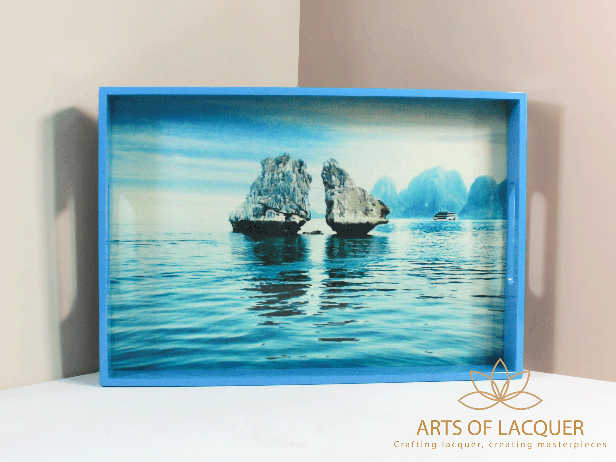 Khay Sơn Mài Vịnh Hạ Long