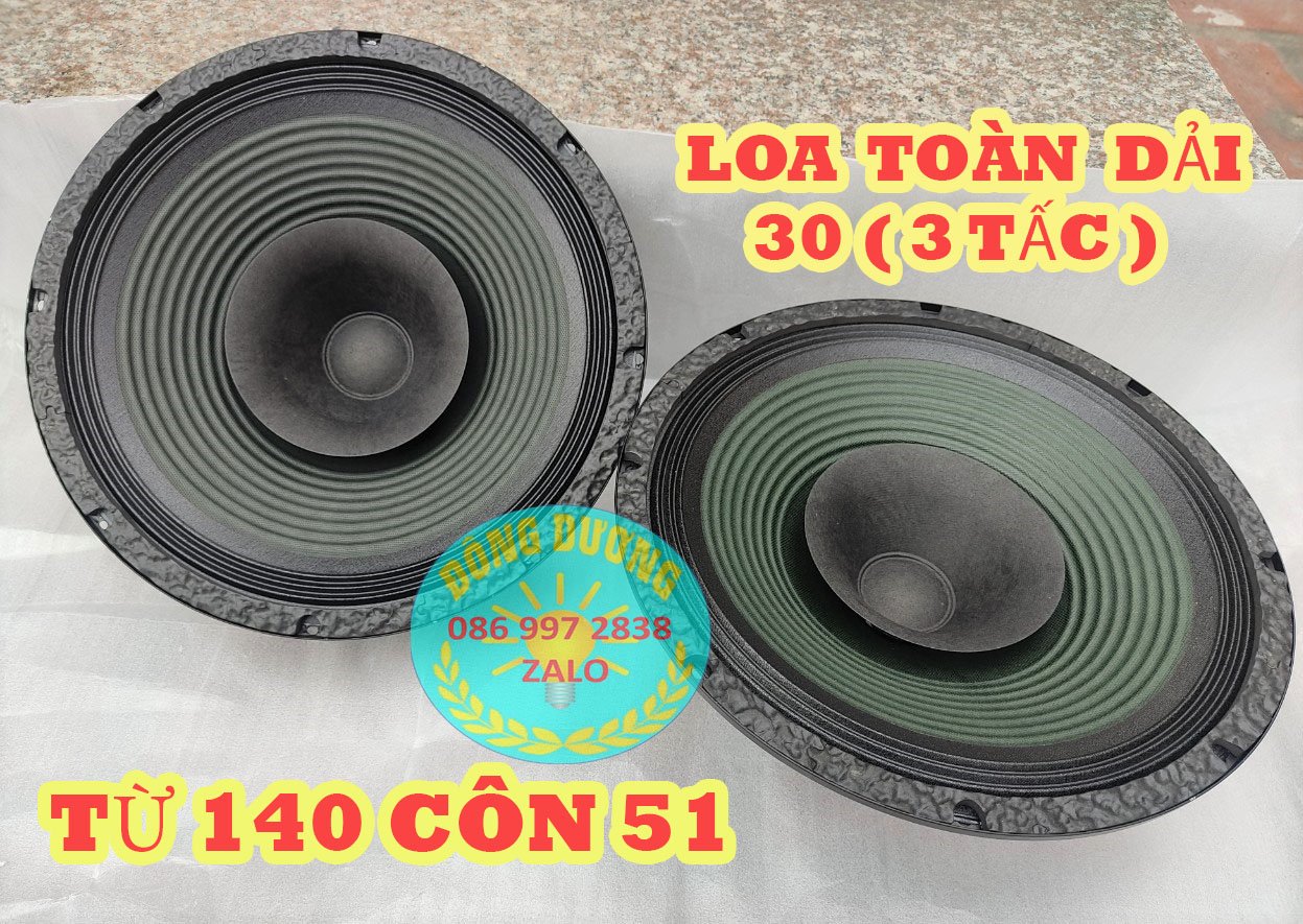 CỦ LOA TOÀN DẢI BASS 30 IMF HÀNG CHINA - GIÁ 1 CẶP - CỦ LOA RỜI - LOA TOÀN DẢI 3 TẤC