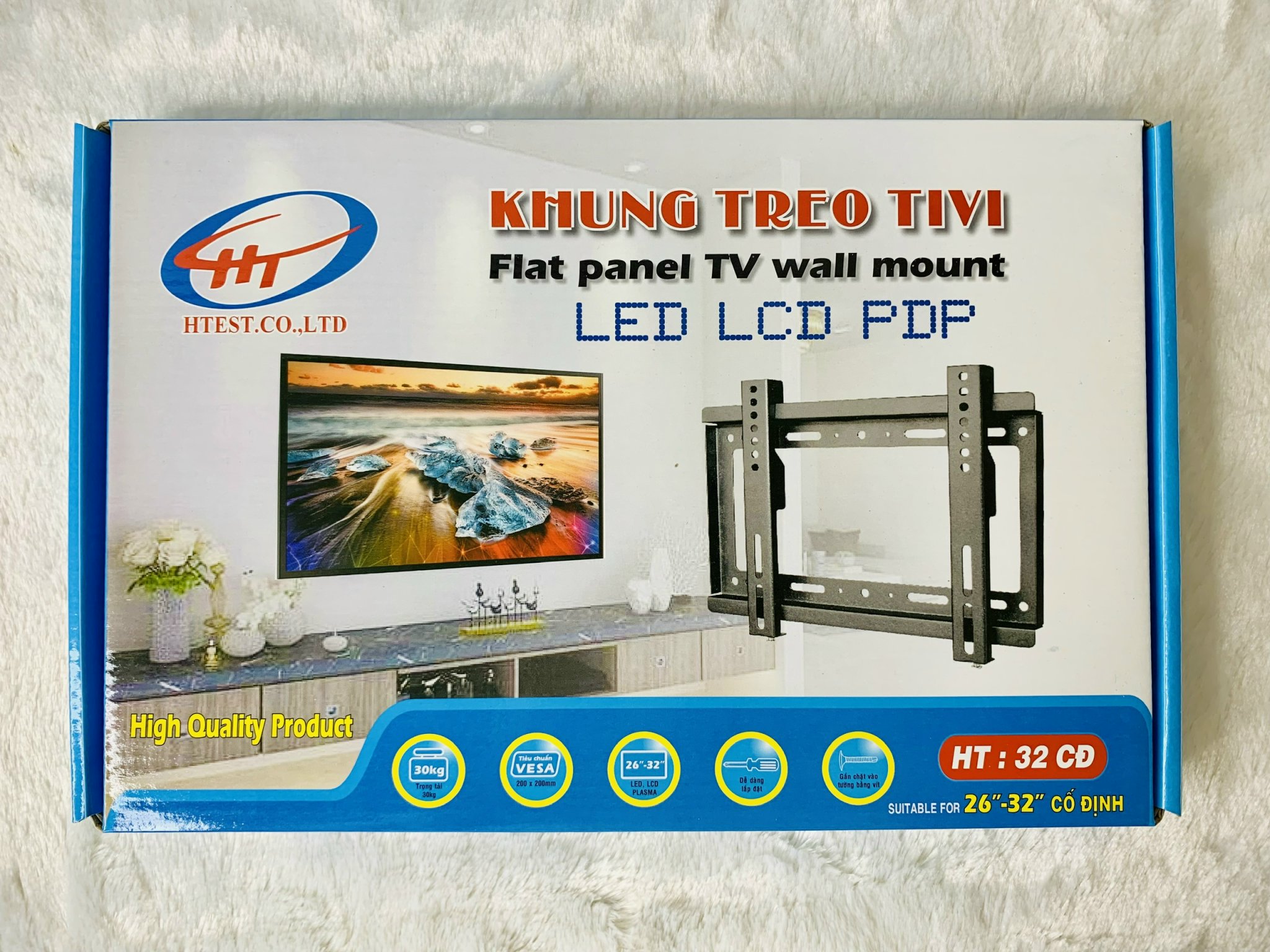 Hình ảnh khung treo tivi Led cố định 26-60INCH HOÀNG THỊNH ,HÀNG CHÍNH HÃNG.