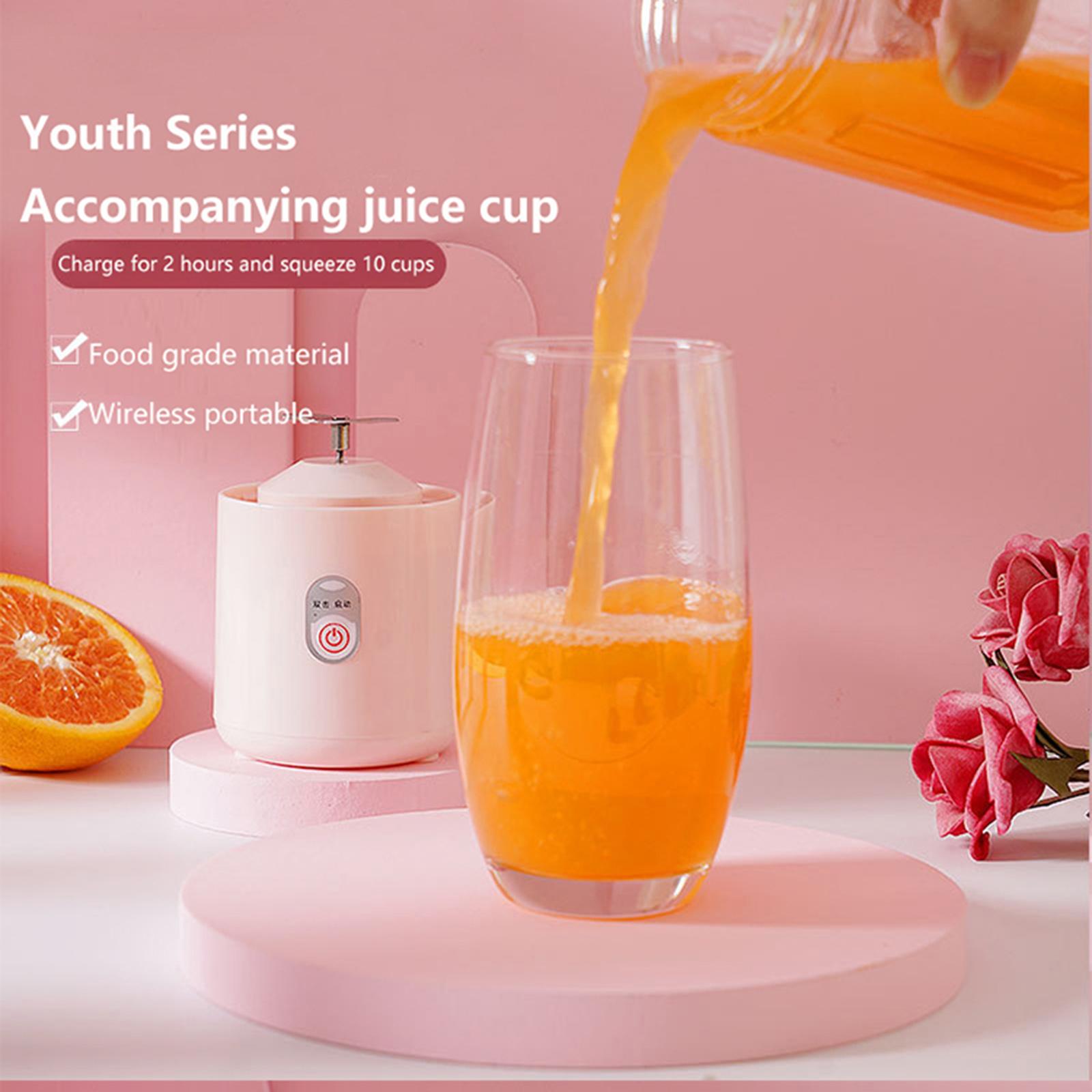 Portable Blender USB Juicer Cup Fruit Mixing Rechargeable for Travel