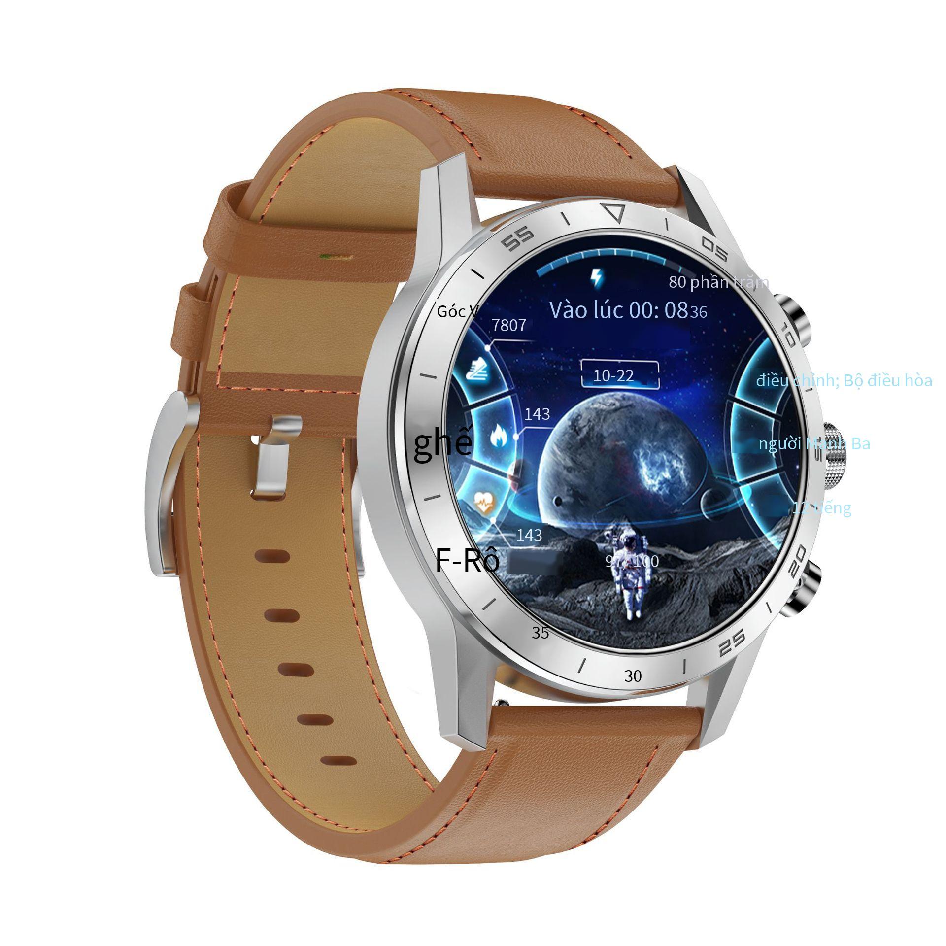 Đồng hồ thông minh phong cách mới nhất 1,39 inch 454 * 454 pixel Cuộc gọi Bluetooth Trình phát nhạc kiểm tra điện tâm đồ DT70