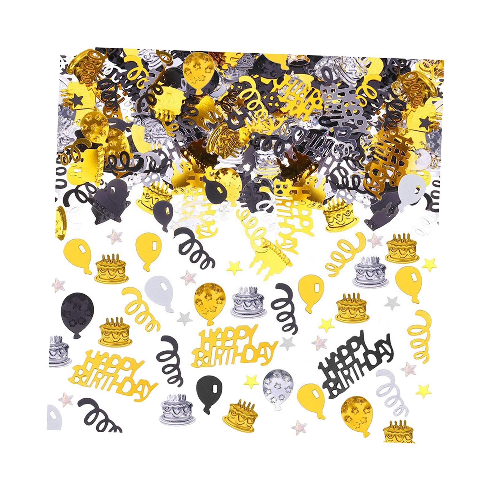 450 Pieces Birthday Cake Confetti Table Scatter Confetti for Party DIY Arts